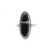 Кольцо с черным агатом Д0299К