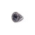 Кольцо со снежным обсидианом Д2403К