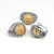 Комплект кольцо и серьги с песчаной яшмой КК4747а-1313
