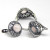 Комплект кольцо и серьги с розовым кварцем КС3101-1120