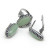 Комплект кольцо и серьги с зеленым авантюрином КС0101-1107