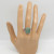 Комплект кольцо и серьги с зеленым авантюрином КС0115-1226