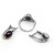 Комплект кольцо и серьги с тигровым глазом КК1124-1327
