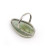 Комплект кольцо и серьги с зеленым апатитом КС7501