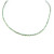 Колье чокер из изумруда (зеленого берилла) А8102